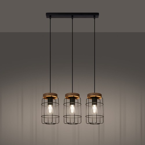 Lampa wisząca GOTTO 3L z żarówkami led