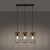 Lampa wisząca GOTTO 3L z żarówkami led