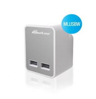 Gniazdo USB Mobilne Gniazdka białe