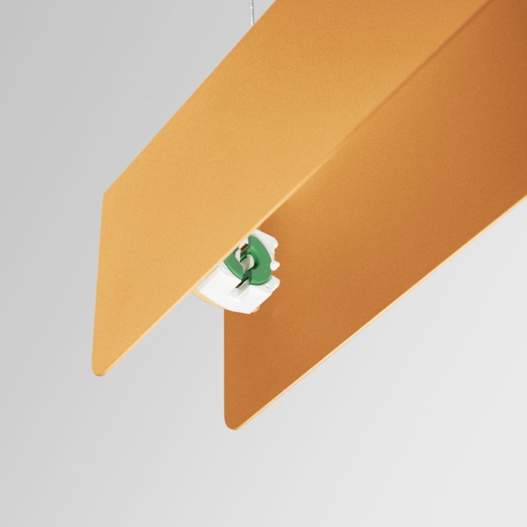 Lampa wisząca SPARK złota gwint g13