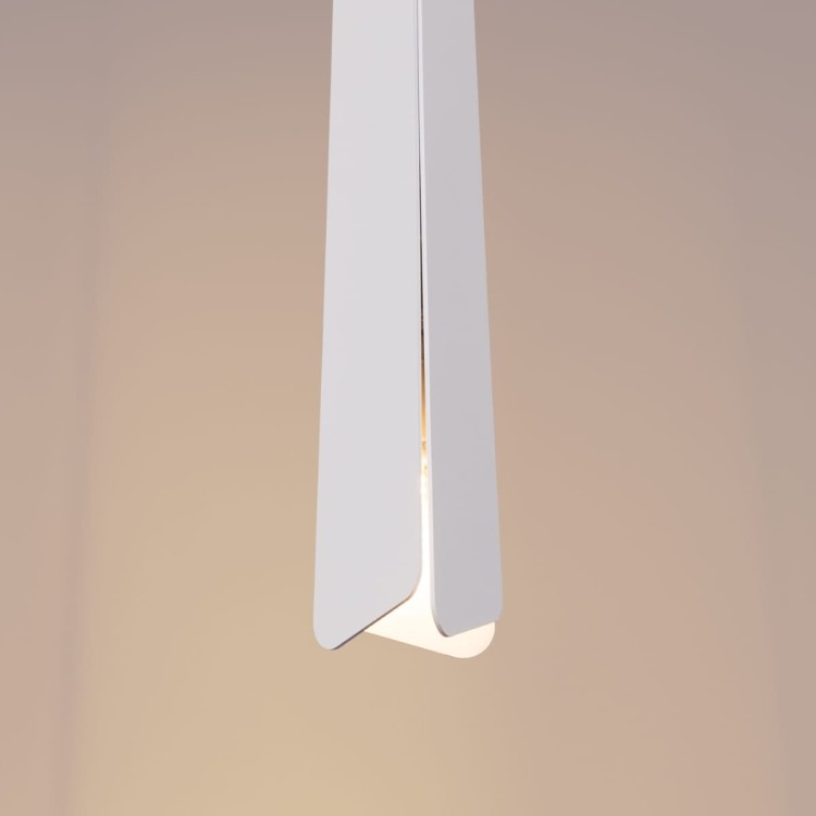 Lampa wisząca PRYSM 3L biała pojedyncza opraw