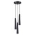 Lampa wisząca PRYSM 3P czarna