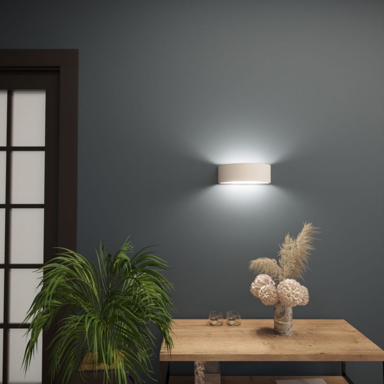 Kinkiet ceramiczny ATENA 20 w salonie