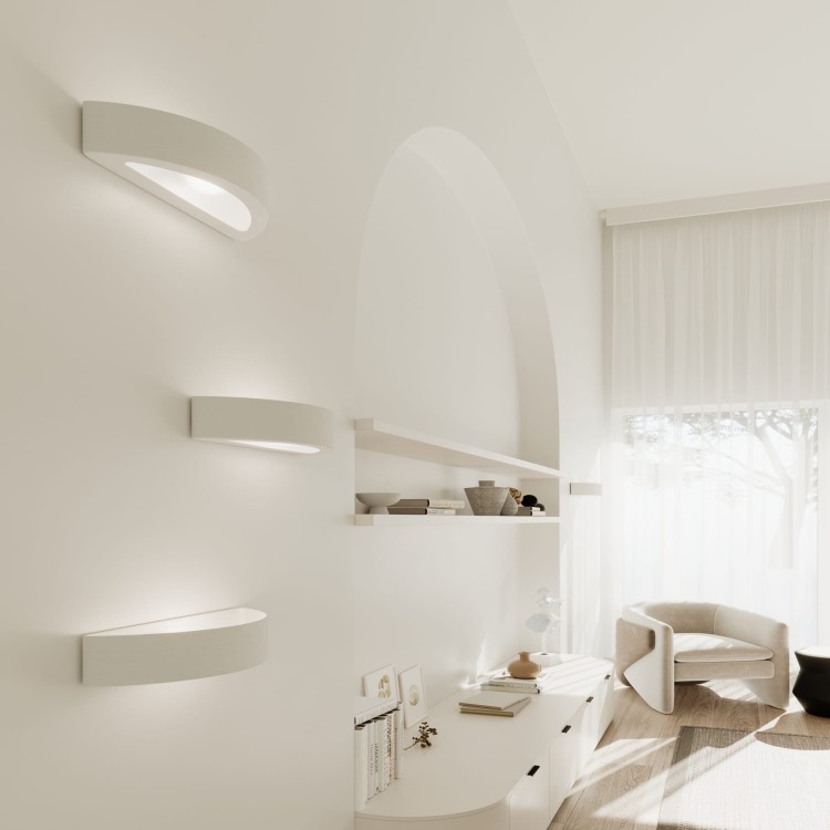 Kinkiet ceramiczny ATENA 30 w pokoju