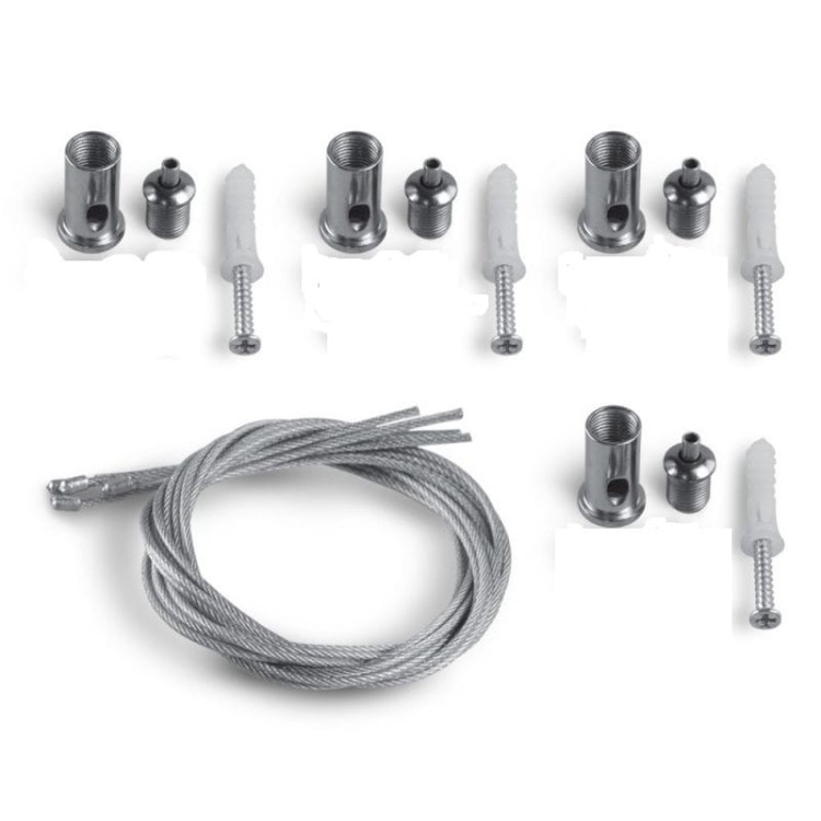 Linki Stalowe do podwieszania paneli LED zestaw