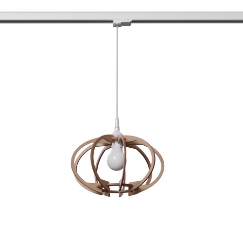 Lampa wisząca MANDELINO naturalne drewno