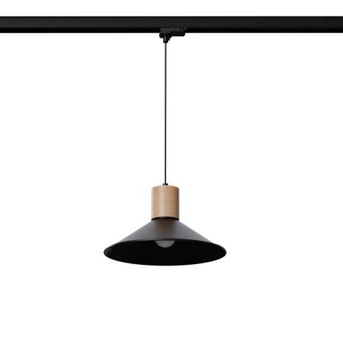 Lampa wisząca JAGA czarna E27 4000K