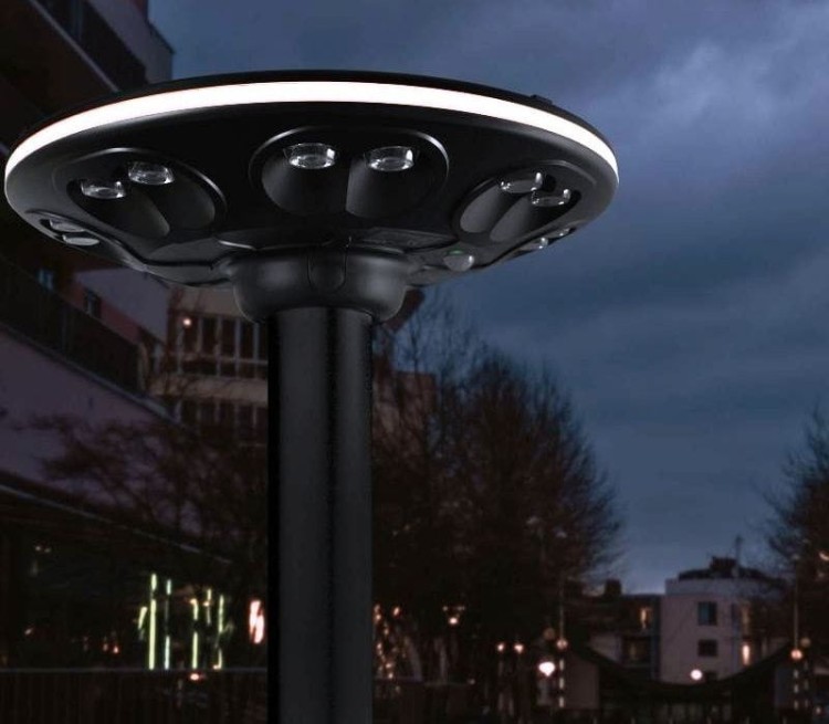 Fotowoltaiczna lampa uliczna LED z czujnikiem ruchu