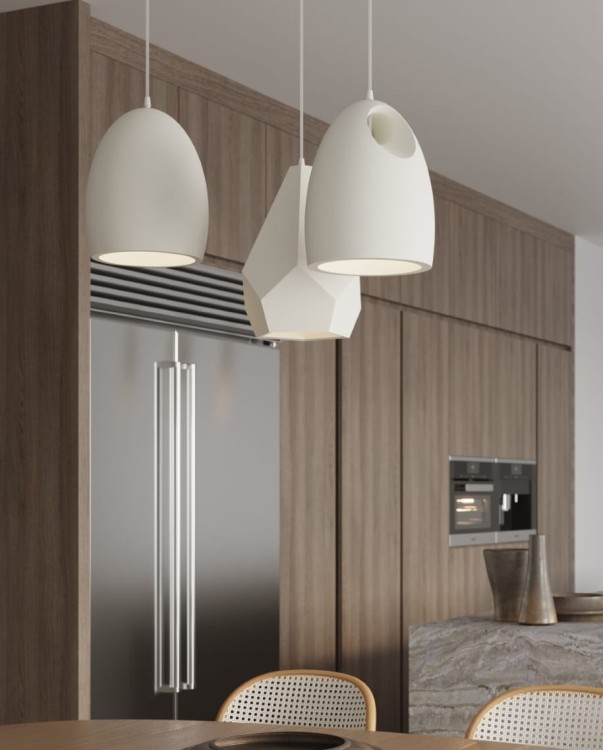 Lampa wisząca ceramiczna PAVLUS aranżacja