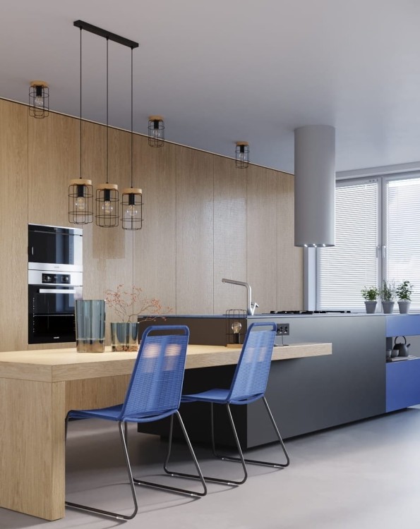 Lampa wisząca GOTTO 3L aranżacja kuchenna