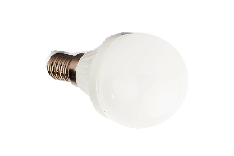 Żarówka Led E14 4W/400lm kula barwa światła zimna
