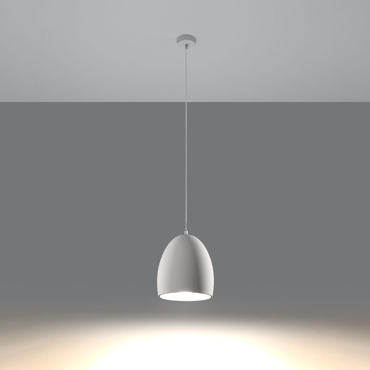 Lampa wisząca ceramiczna FLAWIUSZ z żarówką LED