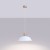 Lampa wisząca FANO biała z żarówką LED
