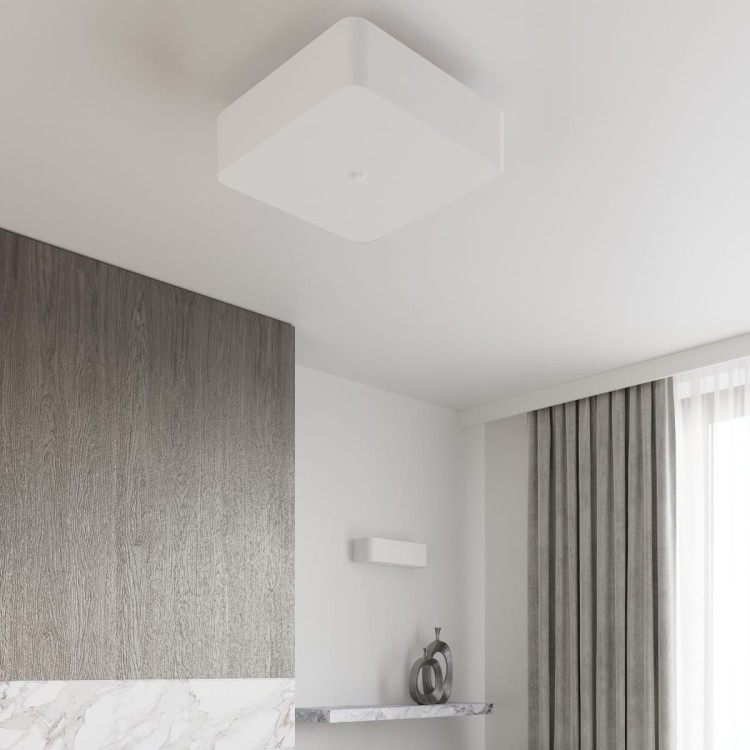 Kinkiet LOKKO biały w salonie