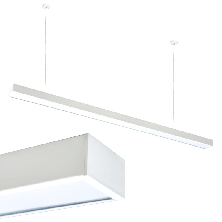 Lampa liniowa wisząca/natynkowa LED 120cm 40W/3200lm barwa światła neutralna