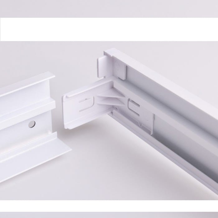 Ramka 120x30 biała do montażu paneli kasetonowych LED natynkowo