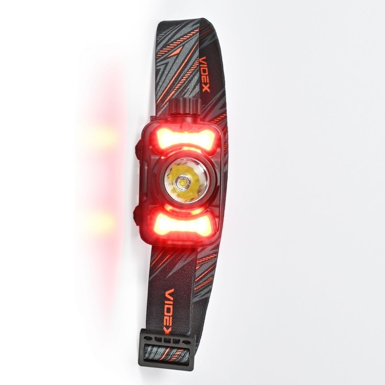 Latarka LED czołowa H147 700lm/5000K z czerwoną diodą