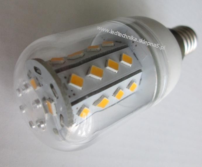 Żarówka Led E14 31SMD 2835H Cover Ciepła 4W/400lm