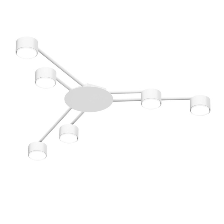 Oprawa sufitowa "Y"6 x LED GX53 biała