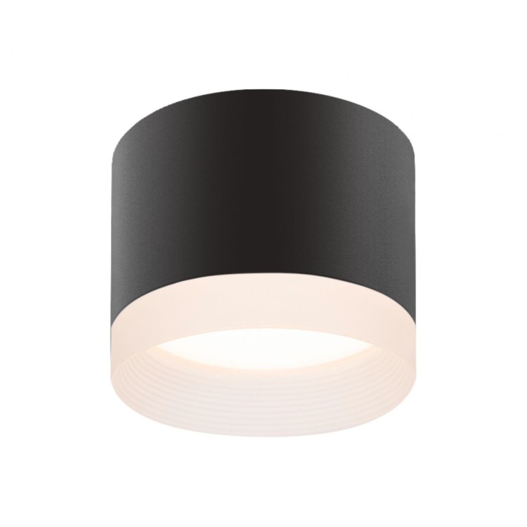 Oprawa sufitowa LED GX53 czarna walcowata