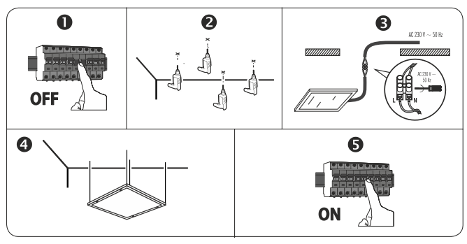 Panel LED UGR<19 60x60 30W/4000lm NW montaż natynkowy