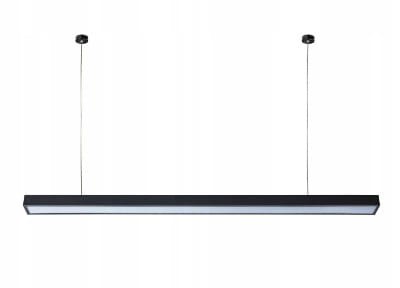 Lampa liniowa wisząca/natynkowa LED 40W/3200lm NW czarna