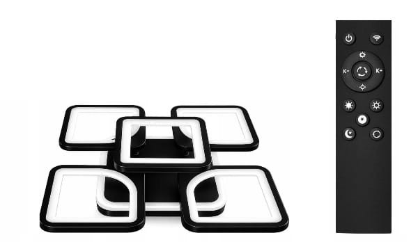 Lampa LED 72W/7900 lm "Geometric Penta Square"