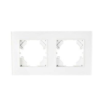 ramka podwójna biała