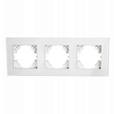 ramka potrójna biała