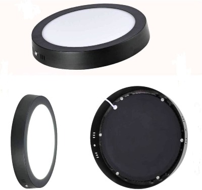 Panel LED Czarny Natynkowy okrągły 24W/2160lm NW barwa neutralna