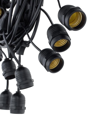 Girlanda łańcuch świetlny dekoracyjny E27/6 metrów