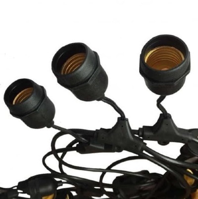 Łańcuch świetlny dekoracyjny E27/10 metrów