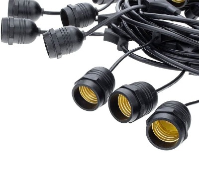 Girlanda ogrodowa zewnętrzna 40x E27/20 metrów