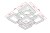 Lampa LED 72W/7900 lm "Geometric Penta Square" wymiary