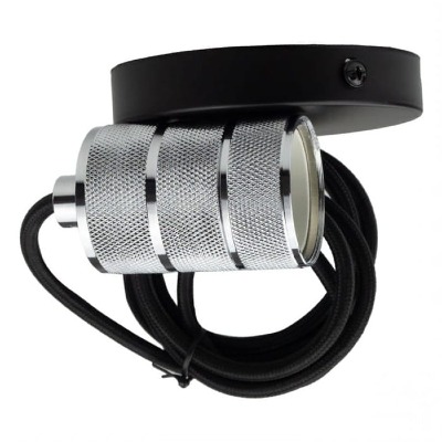 Oprawka sufitowa E27 metal loft vintage chrom