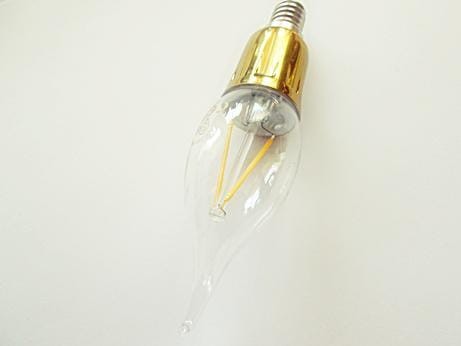 Żarówka Led E14 COG Filament Świeca Złota Ciepła 3W/300lm