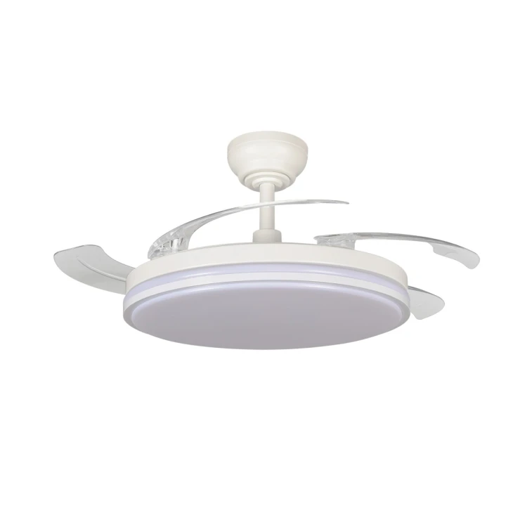Lampa kompaktowa LED z wentylatorem biała