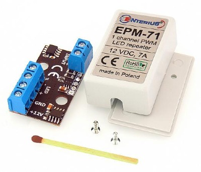 Mini wzmacniacz PWM do oświetlenia Led - EPM 71