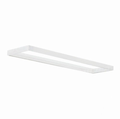 Plastikowa ramka 120x30 natynkowa biała do zabudowy paneli kasetonowych LED