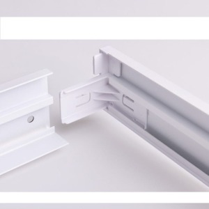 Ramka PVC 120x30 biała do montażu paneli kasetonowych LED natynkowo