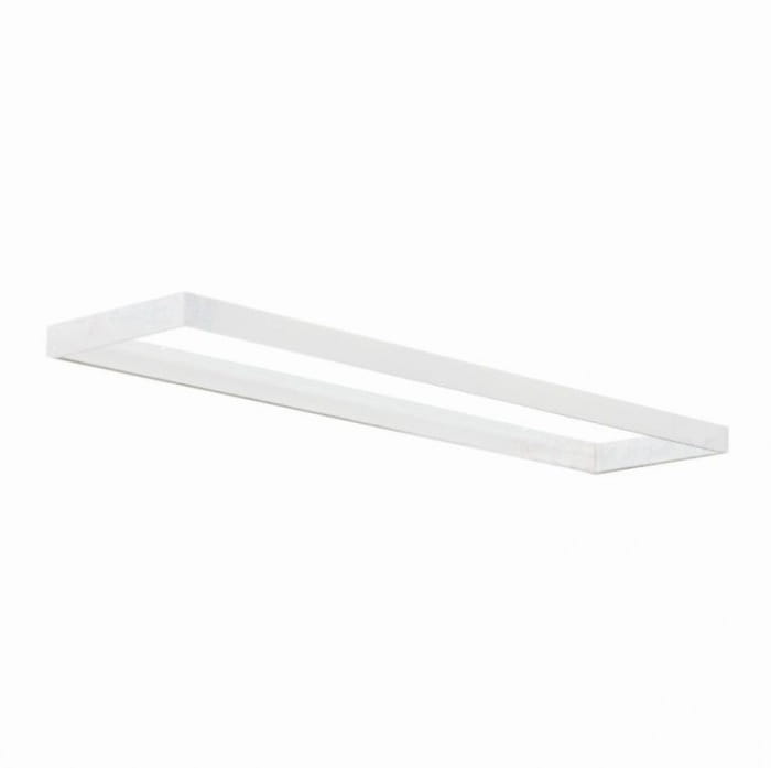 Metalowa ramka 120x30x5,8 cm natynkowa biała do zabudowy paneli kasetonowych LED