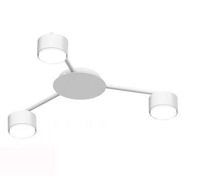Oprawa sufitowa 3xLED GX53 biała