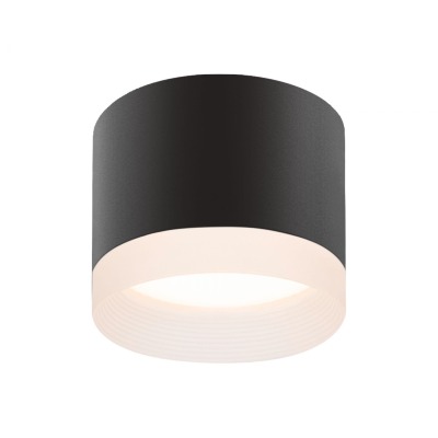 Oprawa sufitowa LED GX53 czarna walcowata