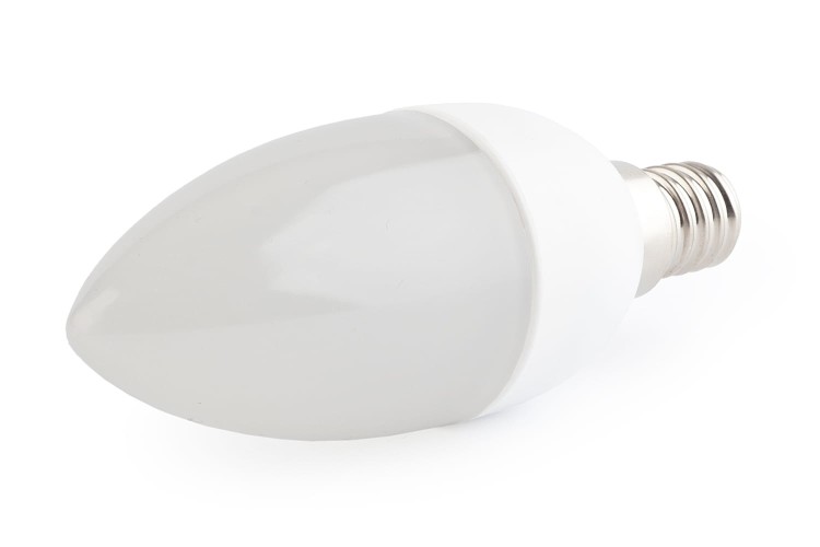 Żarówka Led E14 4SMD 2835 Świeca Mleczna Zimna 2W/180lm