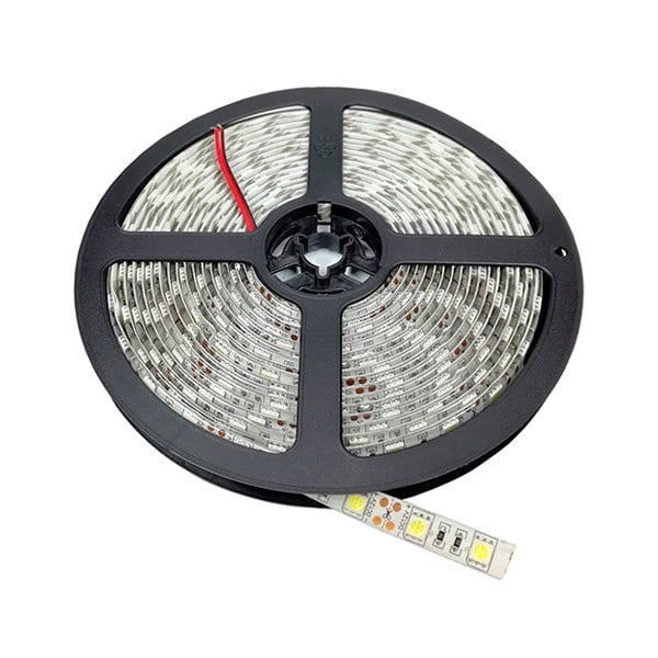 Taśma LED 60xSMD 5050 IP65 12V/14,4W biała ciepła wodoodporna