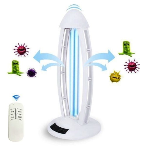 Lampa UV+Ozon do Sterylizacji Bakteriobójcza Koronawirus Biała