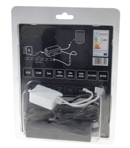 Zestaw - Taśma LED RGB 300SMD IP63 sterownik + plot + zasilacz