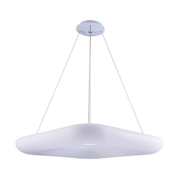 Lampa LED Wisząca 38W/2660lm Kwadrat Biała WW