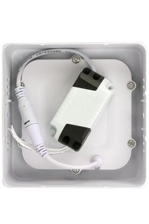 Panel Led natynkowy kwadrat 18W/1620lm zimny podłączenie