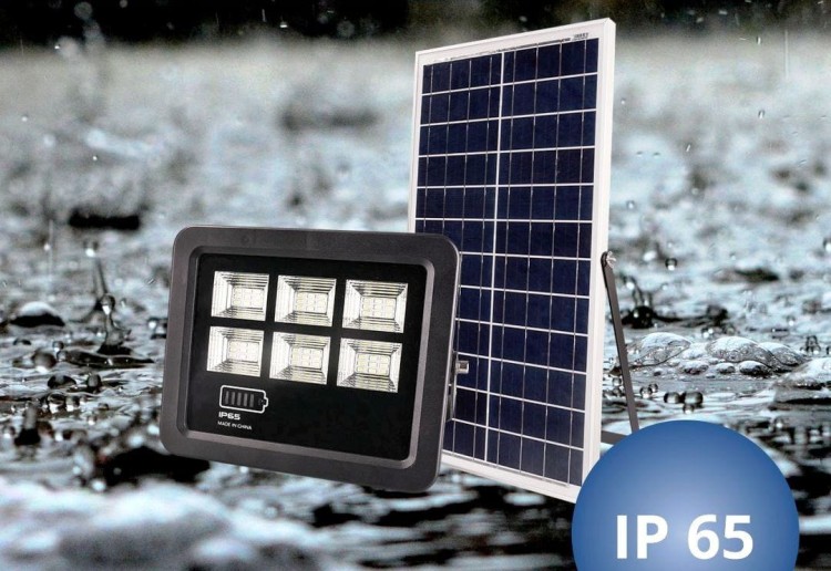 Naświetlacz LED Solarny 50W/900lm/3,2V/11Ah IP65 wodoodporny
